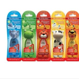 Kids Brush Buddies Poppin Toothbrush - Lot of 5
